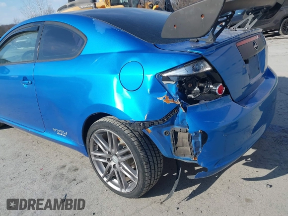 2010 Scion tC with VIN JTKDE3B78A0315248, listed as a IAAI auction lot 41442648 with 125,037 mi miles. Bid and sale history available at carsss.com. Image 6.