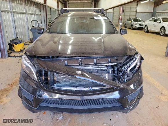 2015 Mercedes-Benz GLA-Class GLA 45 AMG with VIN WDDTG5CB7FJ141837, listed as a Copart auction lot 43755855 with NaN miles and Salvage Title. Bid and sale history available at carsss.com. Image 5.