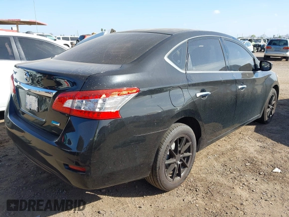 2014 Nissan Sentra SR with VIN 3N1AB7AP3EY318617, listed as a IAAI auction lot 42054000 with 139,688 mi miles and . Bid and sale history available at DreamBid. Image 4.