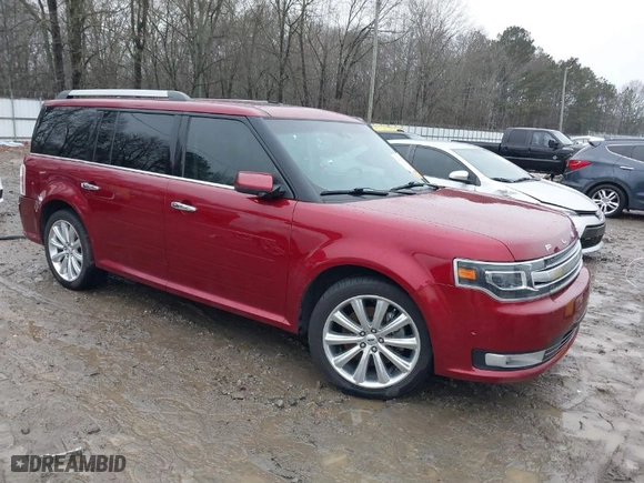 2018 Ford Flex Limited with VIN 2FMGK5D85JBA11383, listed as a IAAI auction lot 41433342 with 123,519 mi miles. Bid and sale history available at carsss.com. Image 1.