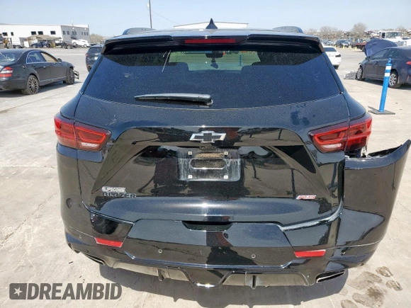 2024 Chevrolet Blazer RS z VIN 3GNKBERSXRS218593, wystawiony jako Copart lot #49293005 z przebiegiem 36 529 mil mil oraz Szkoda całkowita • Salvage title. Historia ofert i sprzedaży dostępna na DreamBid. Obrazek 6.