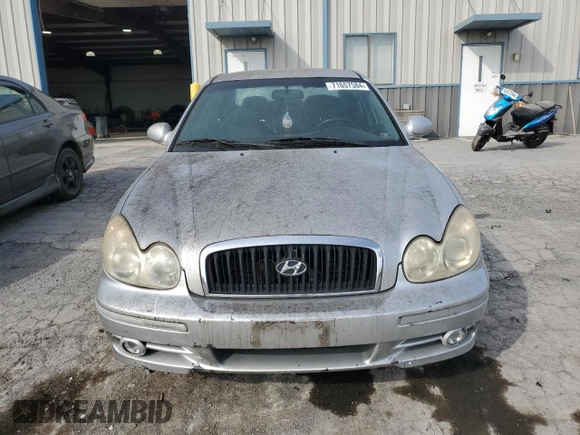 2003 Hyundai Sonata GLS with VIN KMHWF35H63A910917, listed as a Copart auction lot 71657584 with 120,196 mi miles and Salvage Title. Bid and sale history available at carsss.com. Image 5.