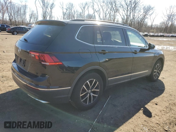 2021 Volkswagen Tiguan SE with VIN 3VV3B7AX3MM042775, listed as a Copart auction lot 50608595 with 89,480 mi miles and Salvage Title. Bid and sale history available at DreamBid. Image 3.