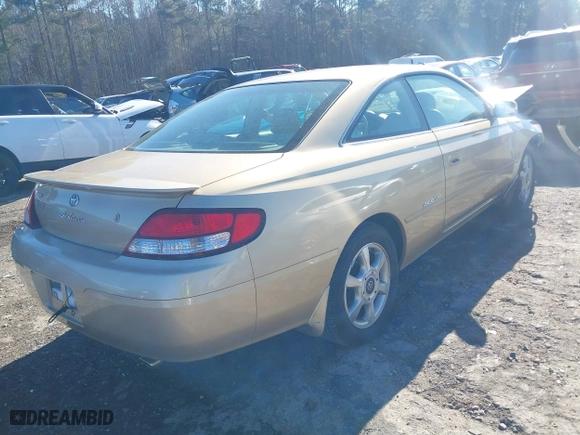 2000 Toyota Camry Solara SE with VIN 2T1CF28P9YC320914, listed as a IAAI auction lot 41319787 with 129,875 mi miles. Bid and sale history available at carsss.com. Image 4.
