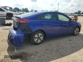 2019 Hyundai Ioniq Blue with VIN KMHC65LCXKU116568, listed as a Copart auction lot 62124295 with 93,204 mi miles and Salvage title. Bid and sale history available at DreamBid. Image 3.