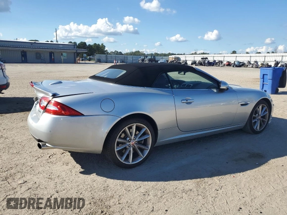 2014 Jaguar XK Touring with VIN SAJWA4EB4ELB54522, listed as a Copart auction lot 74420594 with 75,048 mi miles and Salvage Title. Bid and sale history available at carsss.com. Image 3.