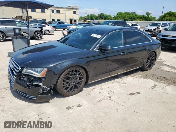 2013 Audi A8 3.0L с VIN WAURGAFD9DN005304, выставлен на аукционе Copart как лот 58799615 с пробегом 139 993 миль миль и Списание • Salvage title. История ставок и продаж доступна на DreamBid. Изображение 1.