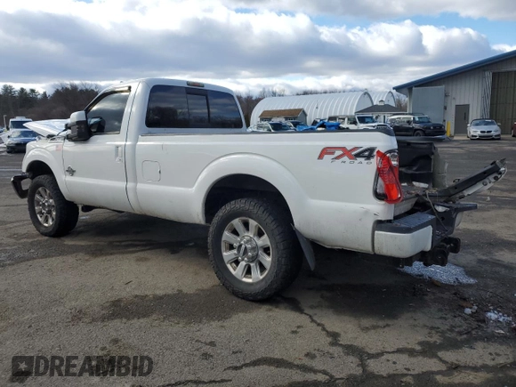 2011 Ford Super Duty F-250 SRW XL with VIN 1FTBF2BT1BEA74852, listed as a Copart auction lot 43614515 with 221,911 mi miles and Salvage Title. Bid and sale history available at carsss.com. Image 2.