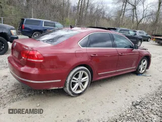 2015 Volkswagen Passat SEL Premium z VIN 1VWCV7A33FC013698, wystawiony jako Copart lot #53376915 z przebiegiem 86 831 mil mil oraz Szkody całkowita. Historia ofert i sprzedaży dostępna na DreamBid. Obrazek 3.