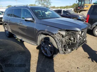 2021 Mercedes-Benz GLS 450 with VIN 4JGFF5KE0MA461614, listed as a Copart auction lot 39864104 with 34,534 mi miles and . Bid and sale history available at DreamBid. Image 4.