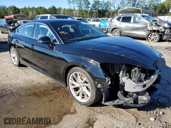 2021 Audi A5 Sportback Premium with VIN WAUABCF58MA006581, listed as a Copart auction lot 40503953 with 25,577 mi miles. Bid and sale history available at carsss.com. Image 4.