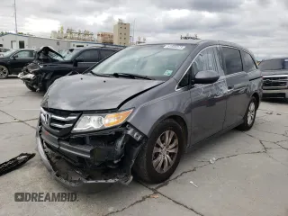 2014 Honda Odyssey EX with VIN 5FNRL5H40EB131943, listed as a Copart auction lot 51936575 with 122,762 mi miles and Salvage Title. Bid and sale history available at carsss.com. Image 1.