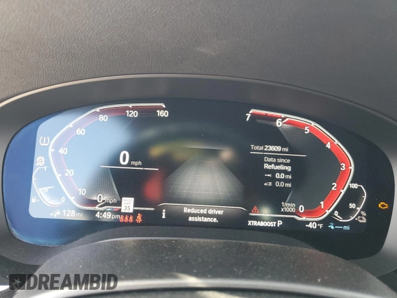 2021 BMW 5 Series 530e with VIN WBA13AG07MCH13196, listed as a Copart auction lot 71261874 with 23,609 mi miles and Salvage Title. Bid and sale history available at carsss.com. Image 9.