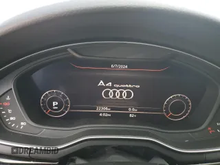 2019 Audi A4 Prestige with VIN WAUFNAF43KA002217, listed as a Copart auction lot 57820274 with 22,306 mi miles and Salvage Title. Bid and sale history available at carsss.com. Image 9.