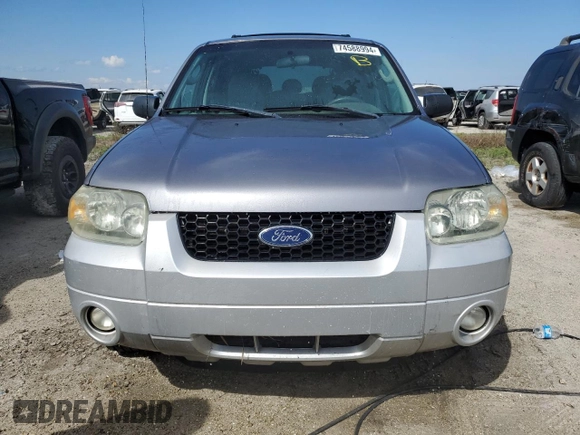 2007 Ford Escape XLT with VIN 1FMYU03187KB60049, listed as a Copart auction lot 74588994 with Not Provided miles and Non Repairable. Bid and sale history available at carsss.com. Image 5.