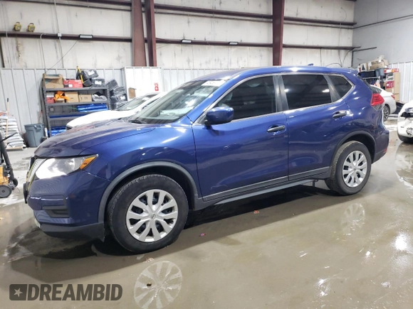 2017 Nissan Rogue S with VIN KNMAT2MV8HP560770, listed as a Copart auction lot 45469185 with 113,651 mi miles and Salvage Title. Bid and sale history available at carsss.com. Image 1.