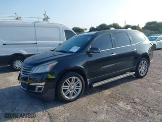 2015 Chevrolet Traverse LT with VIN 1GNKRGKDXFJ201793, listed as a IAAI auction lot 41965559 with 1 mi miles. Bid and sale history available at carsss.com. Image 2.