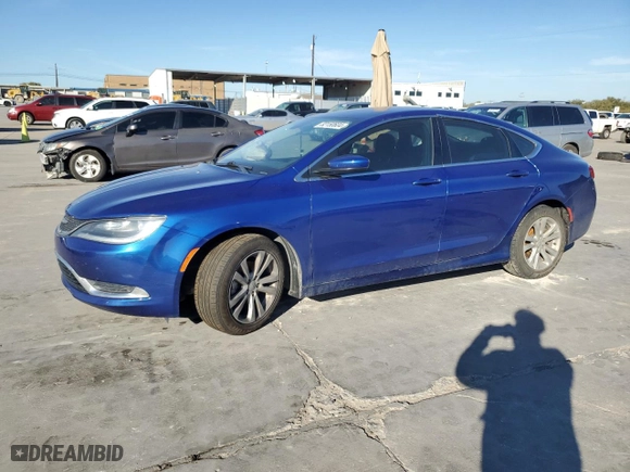 2016 Chrysler 200 Limited with VIN 1C3CCCAB5GN112574, listed as a Copart auction lot 82150604 with NaN miles. Bid and sale history available at carsss.com. Image 1.