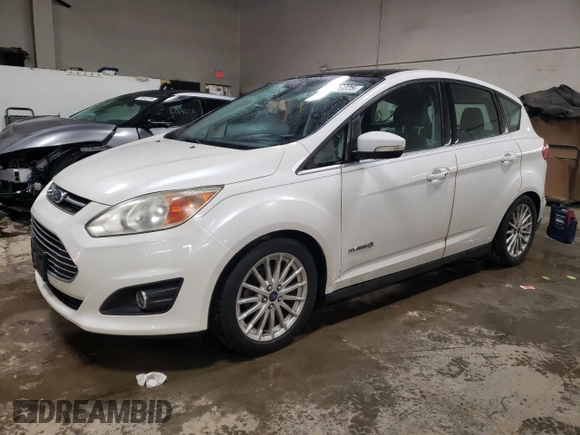 2013 Ford C-Max SEL with VIN 1FADP5BU3DL537434, listed as a Copart auction lot 51736225 with 117,358 mi miles and Salvage Title. Bid and sale history available at carsss.com. Image 1.