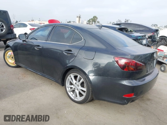 2007 Lexus IS 250 with VIN JTHBK262672025912, listed as a IAAI auction lot 42532981 with 161,907 mi miles and . Bid and sale history available at DreamBid. Image 3.