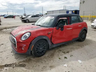 2019 MINI Hardtop 4 Door Cooper with VIN WMWXU1C5XK2F82664, listed as a Copart auction lot 63160085 with 81,895 mi miles and Salvage title. Bid and sale history available at DreamBid. Image 1.