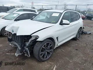 2020 BMW X3 M Competition with VIN 5YMTS0C03LLT10754, listed as a IAAI auction lot 42021685 with 48,768 mi miles. Bid and sale history available at carsss.com. Image 17.