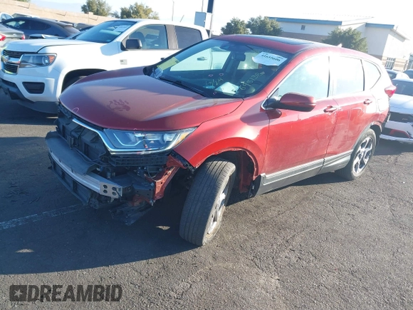 2018 Honda CR-V EX-L with VIN 2HKRW2H85JH695138, listed as a IAAI auction lot 41655606 with 75,080 mi miles. Bid and sale history available at carsss.com. Image 18.