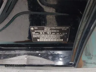 2015 BMW 3 Series 320i с VIN WBA3B1G50FNT64152, выставлен на аукционе IAAI как лот 42303555 с пробегом 115 421 миль миль и . История ставок и продаж доступна на DreamBid. Изображение 9.