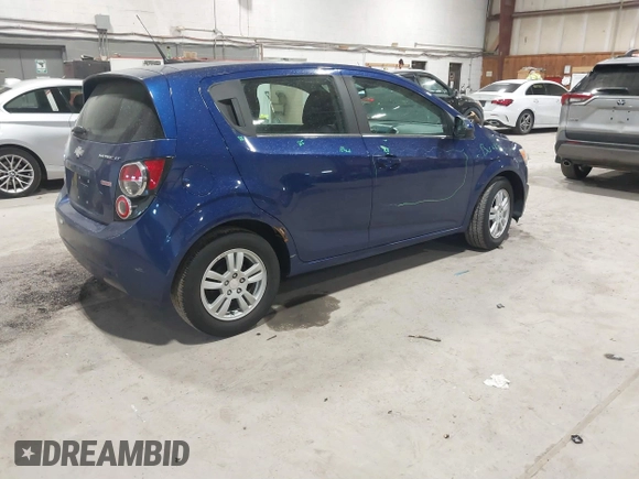 2013 Chevrolet Sonic LT with VIN 1G1JC6SB5D4202627, listed as a IAAI auction lot 41653165 with 109,807 mi miles. Bid and sale history available at carsss.com. Image 4.