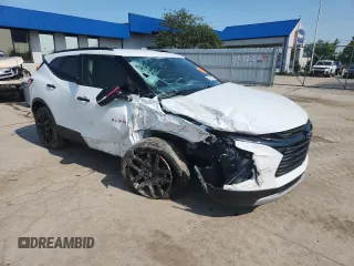 2021 Chevrolet Blazer LT с VIN 3GNKBCRS3MS576969, выставлен на аукционе Copart как лот 60418185 с пробегом 52 771 миль миль и Списание • Salvage title. История ставок и продаж доступна на DreamBid. Изображение 4.