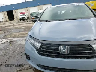 2023 Honda Odyssey Sport with VIN 5FNRL6H76PB052523, listed as a Copart auction lot 48102355 with Not Provided miles and Salvage Title. Bid and sale history available at carsss.com. Image 12.