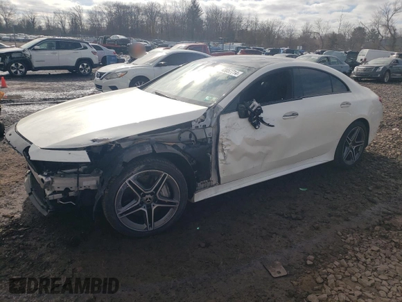 2019 Mercedes-Benz CLS with VIN WDD2J5KB2KA021095, listed as a Copart auction lot 72637814 with 64,479 mi miles and Salvage Title. Bid and sale history available at carsss.com. Image 1.