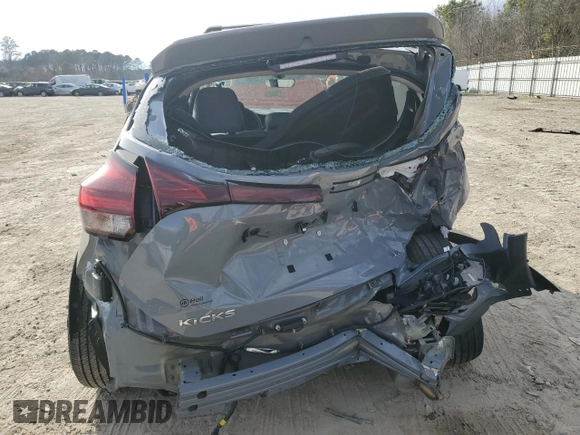 2021 Nissan Kicks SR with VIN 3N1CP5DV1ML517170, listed as a Copart auction lot 48242955 with 24,957 mi miles and Salvage Title. Bid and sale history available at carsss.com. Image 6.