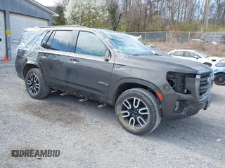2021 GMC Yukon AT4 with VIN 1GKS2CKD7MR458189, listed as a IAAI auction lot 41893918 with 47,730 mi miles. Bid and sale history available at carsss.com. Image 1.