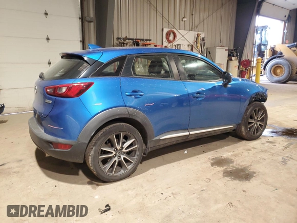 2016 Mazda CX-3 Grand Touring with VIN JM1DKBD79G0126026, listed as a Copart auction lot 46821275 with 113,442 mi miles and Salvage Title. Bid and sale history available at carsss.com. Image 3.