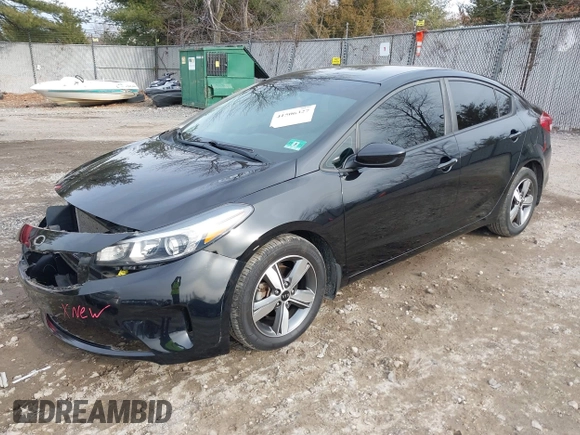 2018 Kia Forte LX with VIN 3KPFL4A7XJE281866, listed as a IAAI auction lot 41506327 with 70,579 mi miles and . Bid and sale history available at DreamBid. Image 2.