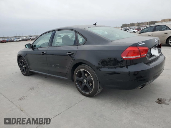 2014 Volkswagen Passat S with VIN 1VWAS7A35EC025091, listed as a Copart auction lot 41973605 with 86,497 mi miles and Salvage Title. Bid and sale history available at carsss.com. Image 2.