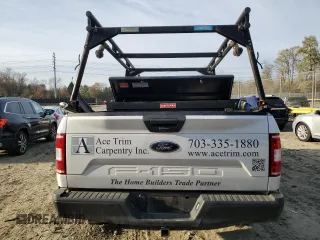 2020 Ford F-150 XL with VIN 1FTEX1EB9LFA60944, listed as a Copart auction lot 81302364 with 127,147 mi miles and Salvage Title. Bid and sale history available at carsss.com. Image 6.