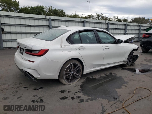 2021 BMW 3 Series 330e with VIN 3MW5P7J06M8B79274, listed as a Copart auction lot 89200865 with 28,381 mi miles and Salvage Title. Bid and sale history available at carsss.com. Image 3.