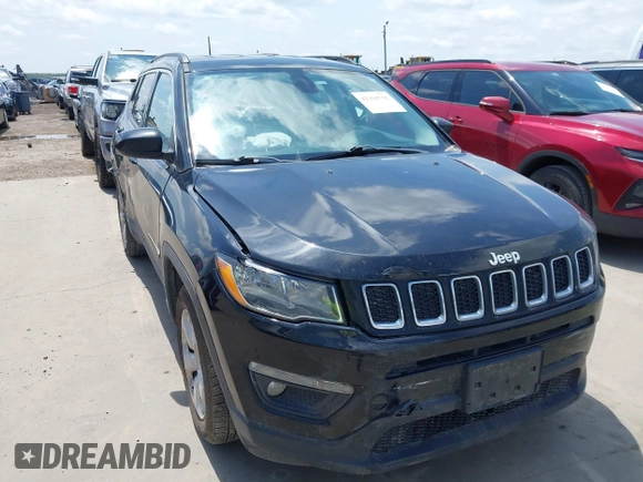 2017 Jeep Compass Latitude z VIN 3C4NJCBB7HT690833, wystawiony jako IAAI lot #42104792 z przebiegiem 64 272 mil mil oraz . Historia ofert i sprzedaży dostępna na DreamBid. Obrazek 1.