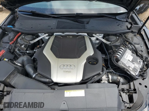 2019 Audi A6 Prestige with VIN WAUM2AF2XKN017031, listed as a Copart auction lot 58634515 with Not provided miles and Salvage title. Bid and sale history available at DreamBid. Image 11.