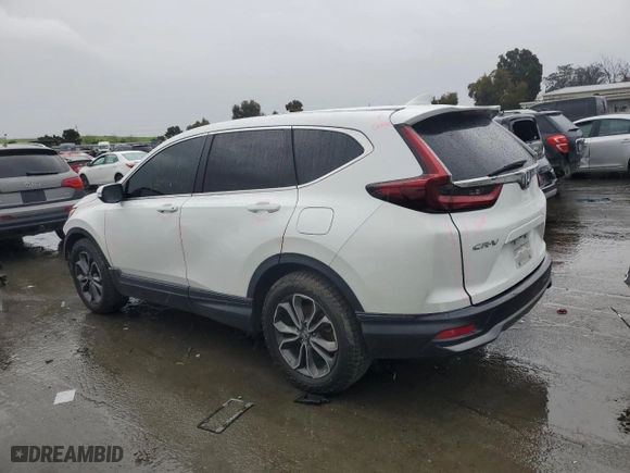 2020 Honda CR-V EX with VIN 5J6RW1H50LA017126, listed as a Copart auction lot 43458385 with 270,551 mi miles and Salvage Title. Bid and sale history available at carsss.com. Image 2.