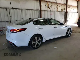 2016 Kia Optima SX Turbo with VIN 5XXGW4L26GG017489, listed as a Copart auction lot 42592995 with 120,423 mi miles and Salvage Title. Bid and sale history available at carsss.com. Image 3.