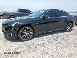 2021 Cadillac CT5 Luxury with VIN 1G6DX5RK9M0125280, listed as a Copart auction lot 56756305 with 56,320 mi miles and Salvage title. Bid and sale history available at DreamBid. Image 1.
