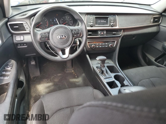 2017 Kia Optima LX with VIN KNAGT4L36H5179062, listed as a Copart auction lot 62503565 with 151,231 mi miles and Salvage title. Bid and sale history available at DreamBid. Image 8.