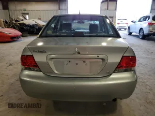 2006 Mitsubishi Lancer ES with VIN JA3AJ26E46U068219, listed as a Copart auction lot 89313665 with 63,616 mi miles and Salvage Title. Bid and sale history available at carsss.com. Image 6.