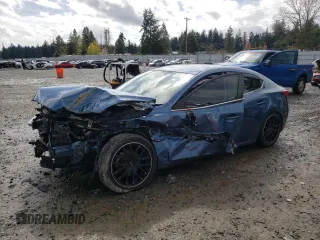 2017 Mazda 3 Sport with VIN JM1BN1U78H1127253, listed as a Copart auction lot 52208175 with 85,966 mi miles and Salvage Title. Bid and sale history available at DreamBid. Image 1.