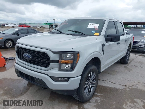 2023 Ford F-150 XL with VIN 1FTEW1EP7PKF17214, listed as a IAAI auction lot 41909017 with 1 mi miles. Bid and sale history available at carsss.com. Image 2.