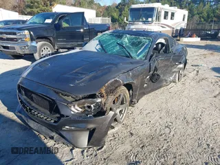 2018 Ford Mustang GT with VIN 1FA6P8CF1J5112742, listed as a IAAI auction lot 40992048 with Not Provided miles. Bid and sale history available at carsss.com. Image 2.