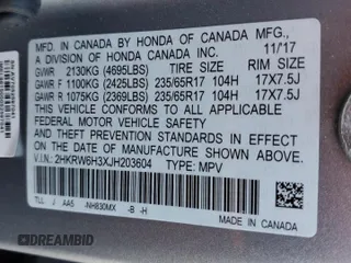 2018 Honda CR-V LX z VIN 2HKRW6H3XJH203604, wystawiony jako Copart lot #89002705 z przebiegiem 77 628 mil mil oraz Szkoda całkowita • Salvage title. Historia ofert i sprzedaży dostępna na DreamBid. Obrazek 13.